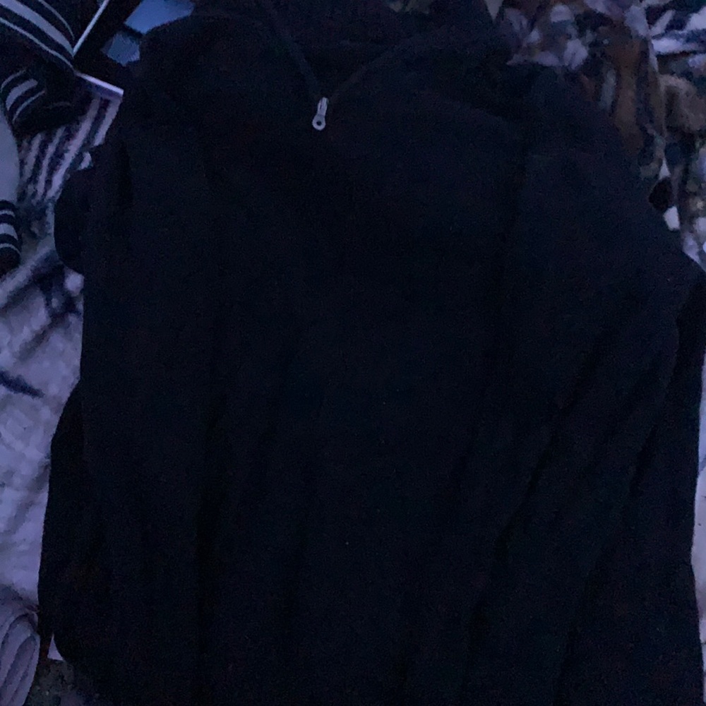 Black cashmere sweater